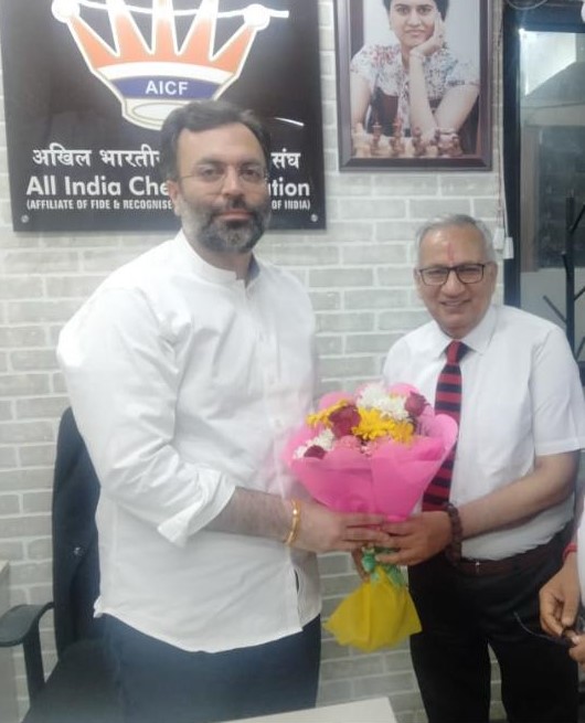 A warm greeting to Mr. Nitin Narang, President of AICF